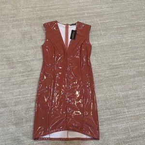 Fashion Nova “Kristen Latex Dress”